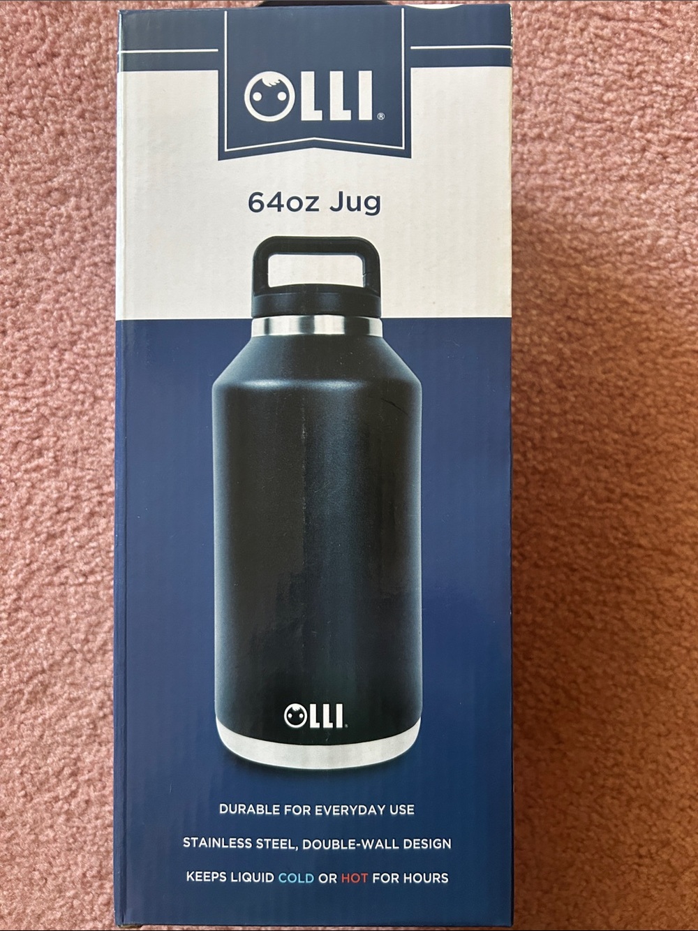 OLLI 64oz Insulated Jug - Black